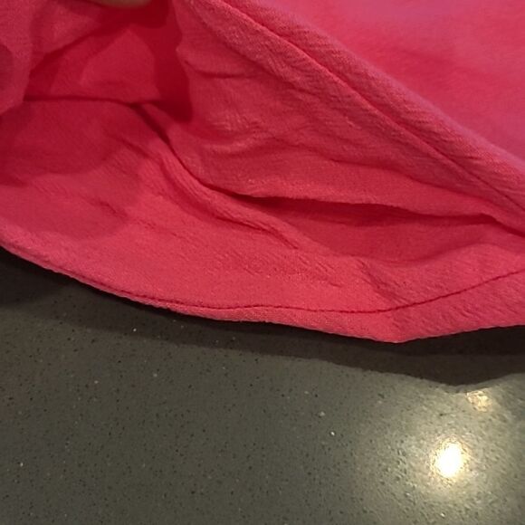 Hot pink midi dress 100% cotton - Picture 8 of 9